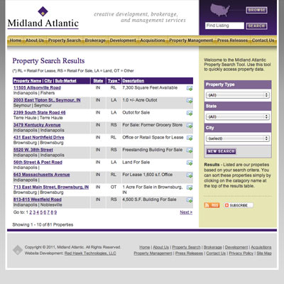 Web Application for Managing Property Listings